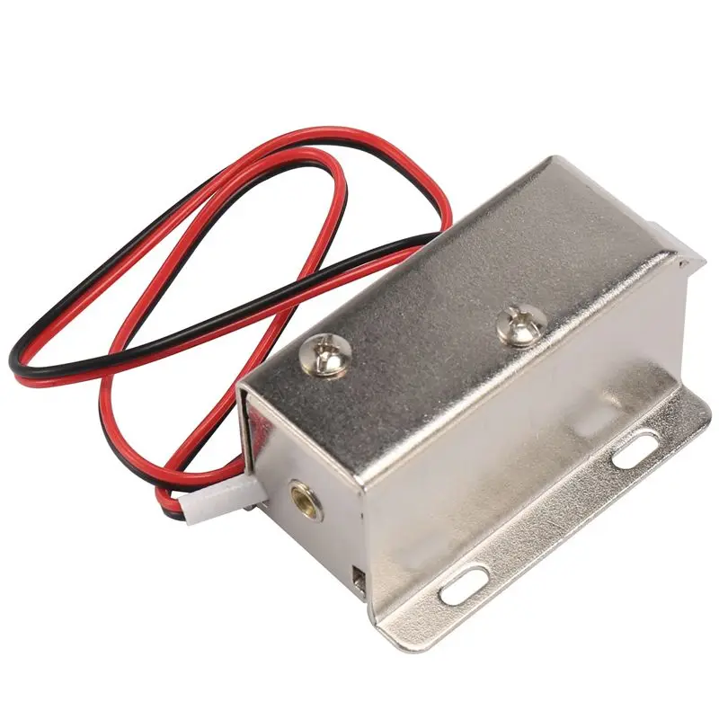 

【CRAFTSMANSHIP 】Мини-электромагнитный замок, электрический ригельный замок постоянного тока 12 В, небольшой электрический дверной замок шкафа управления