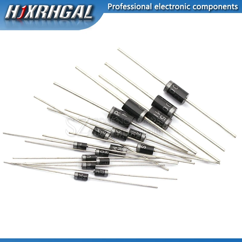 100PCS 1N4007 1N5819 1N4001 UF4007 FR107 FR157 FR207 1N4004 1N4937 HER107 RL207 1N5817 1N5399 DO-41 Rectifier Diode 1N60