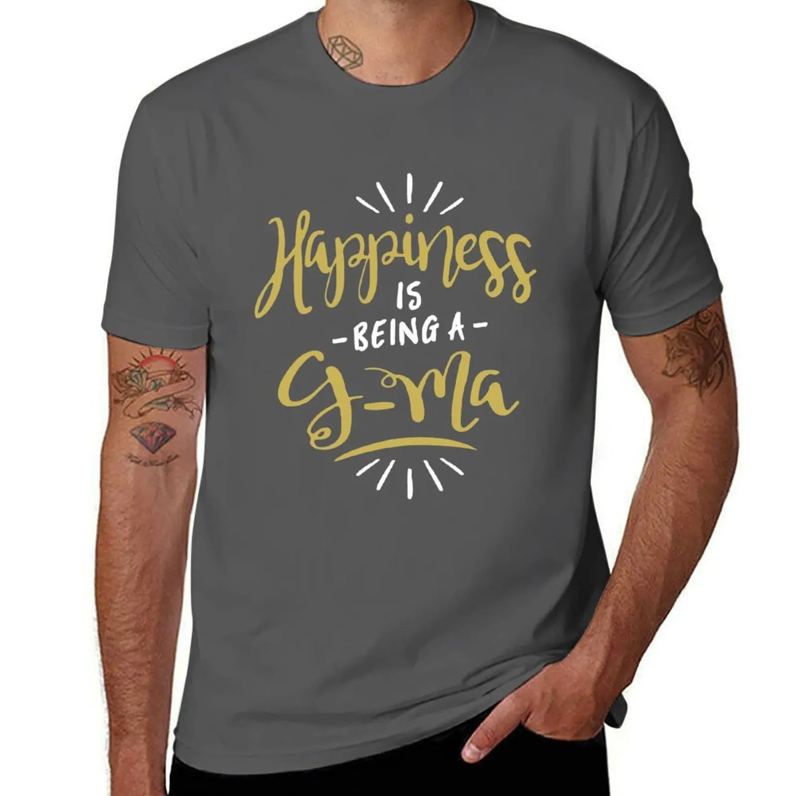Happy G-Ma T-Shirt Fitness Training Breathable Tee