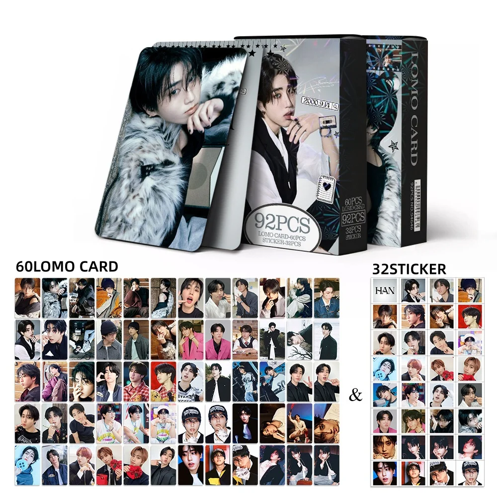 92pcs Photo Small card New Album Boy Group Sticker New FELI Card LOMO Card High-Definition Photo Collectible Cards Fans Gifts view 2