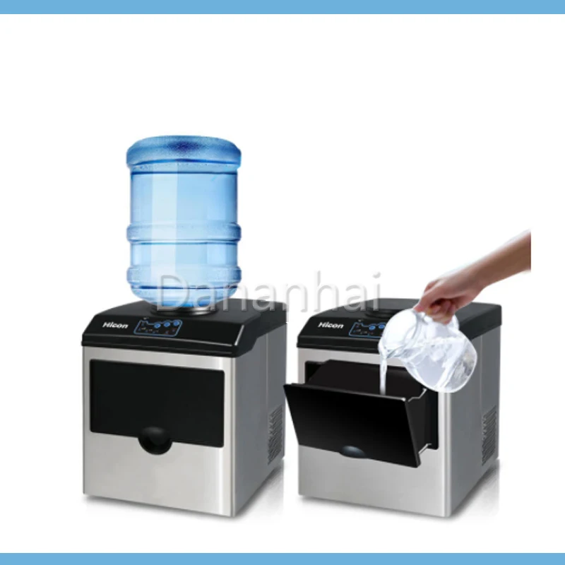 Portable Fast Cube Ice Maker Multifunctional Small Desktop Model for Home And Office Use