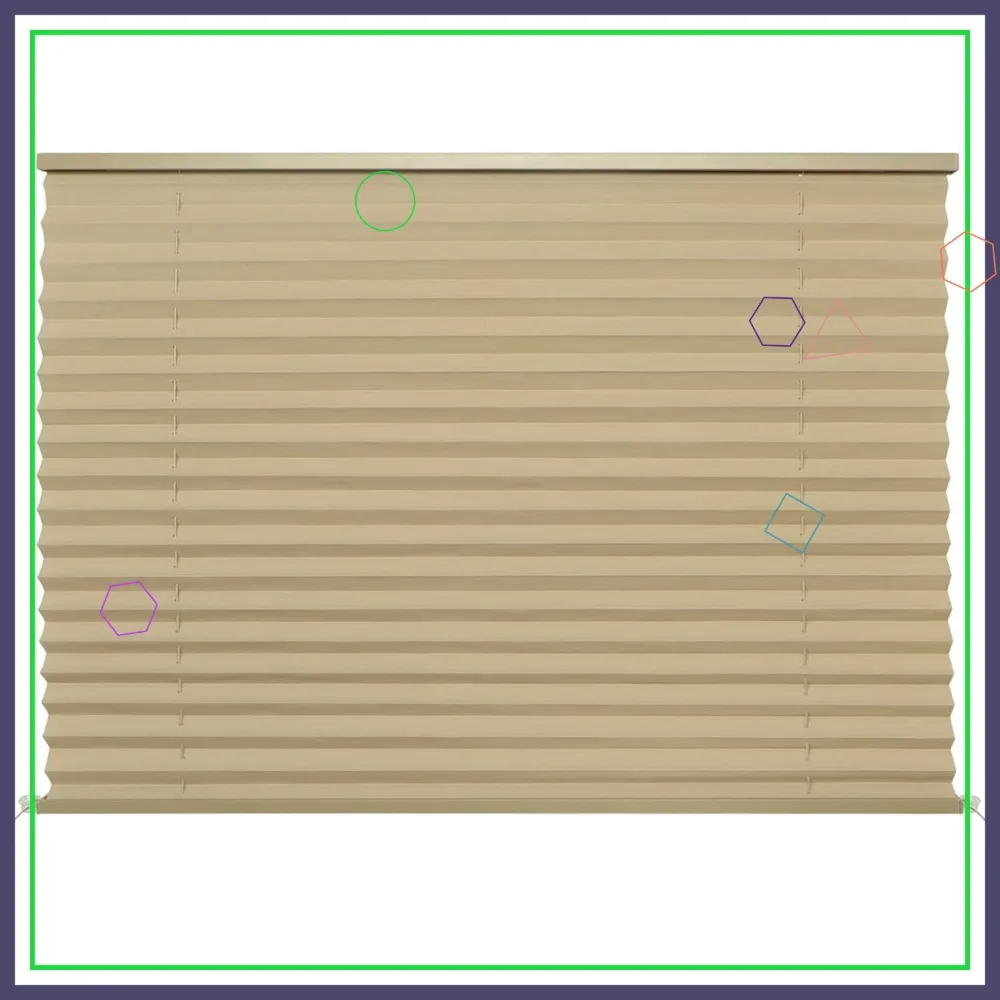 

Жалюзи для кемпера на колесах, плиссированные шторы для дома на колесах с прицепом для путешествий, защита от ультрафиолета