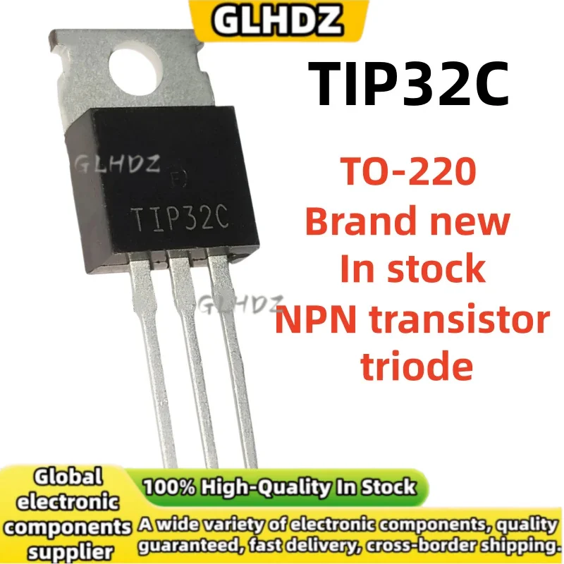 10-20-50-100PCS/LOT TIP32C High quality and NEW TO-220 NPN transistor triode In stock