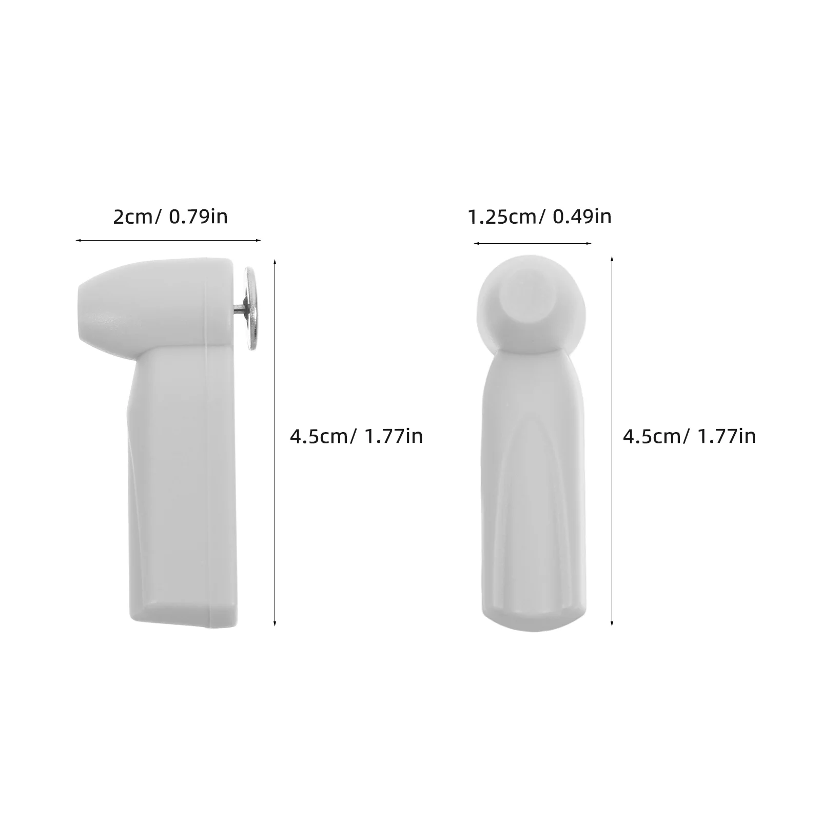 20Pcs Retail Security Antitheft Magnetic Lock Clothing Tags Reusable Hard Alarm Labels for Clothes Shoes Hats Lock Clothing Tags