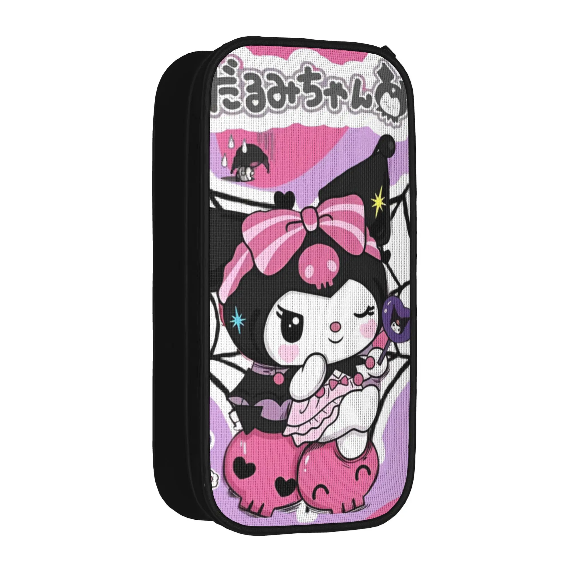 

New Kawaii Kuromi Pencil Cases Cartoon Pencilcases Pen Holder for Student Big Capacity Bags Office Cosmetic Stationery
