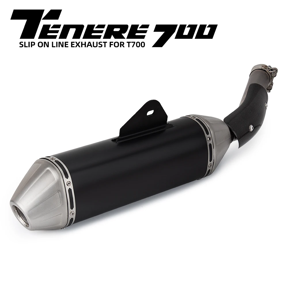 

T7 Exhaust Slip on Line Muffler with DB Killer For Yamaha T7 T700 T700S TENERE700 TENERE 700 2019-2026 Motorcycle Accessories