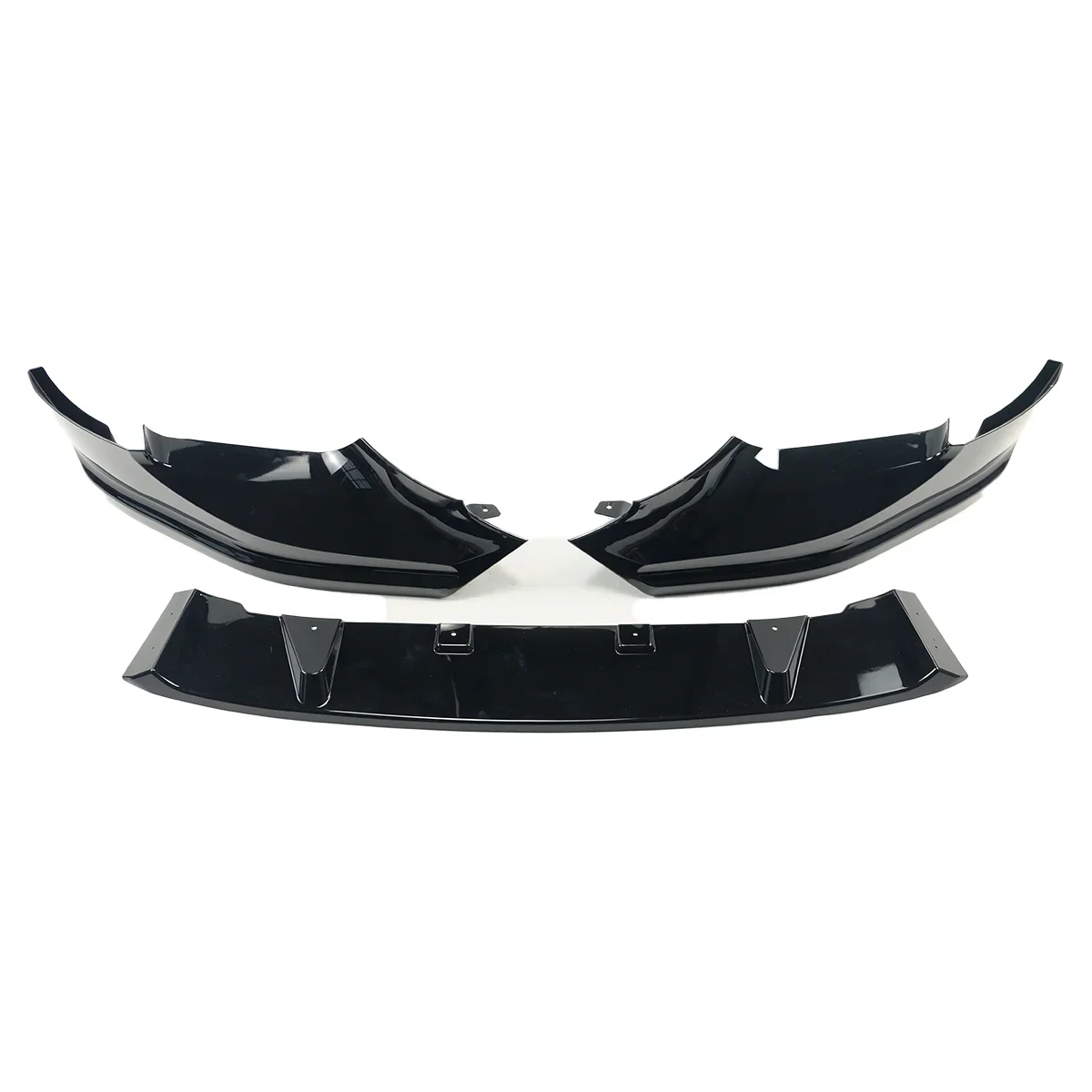 Paraurti anteriore per auto Spoiler laterale Splitter diffusore Guard Trim nero lucido in fibra di carbonio Look per BMW F90 M5 M5C 2018-2020