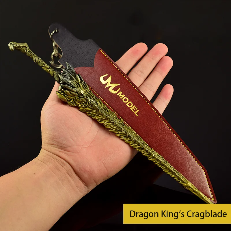 30cm 링 ER 게임 근접 검 모델 드래곤 킹의 Cragblade 선물 상자 탁상 장식품 Katana 선물 컬렉션