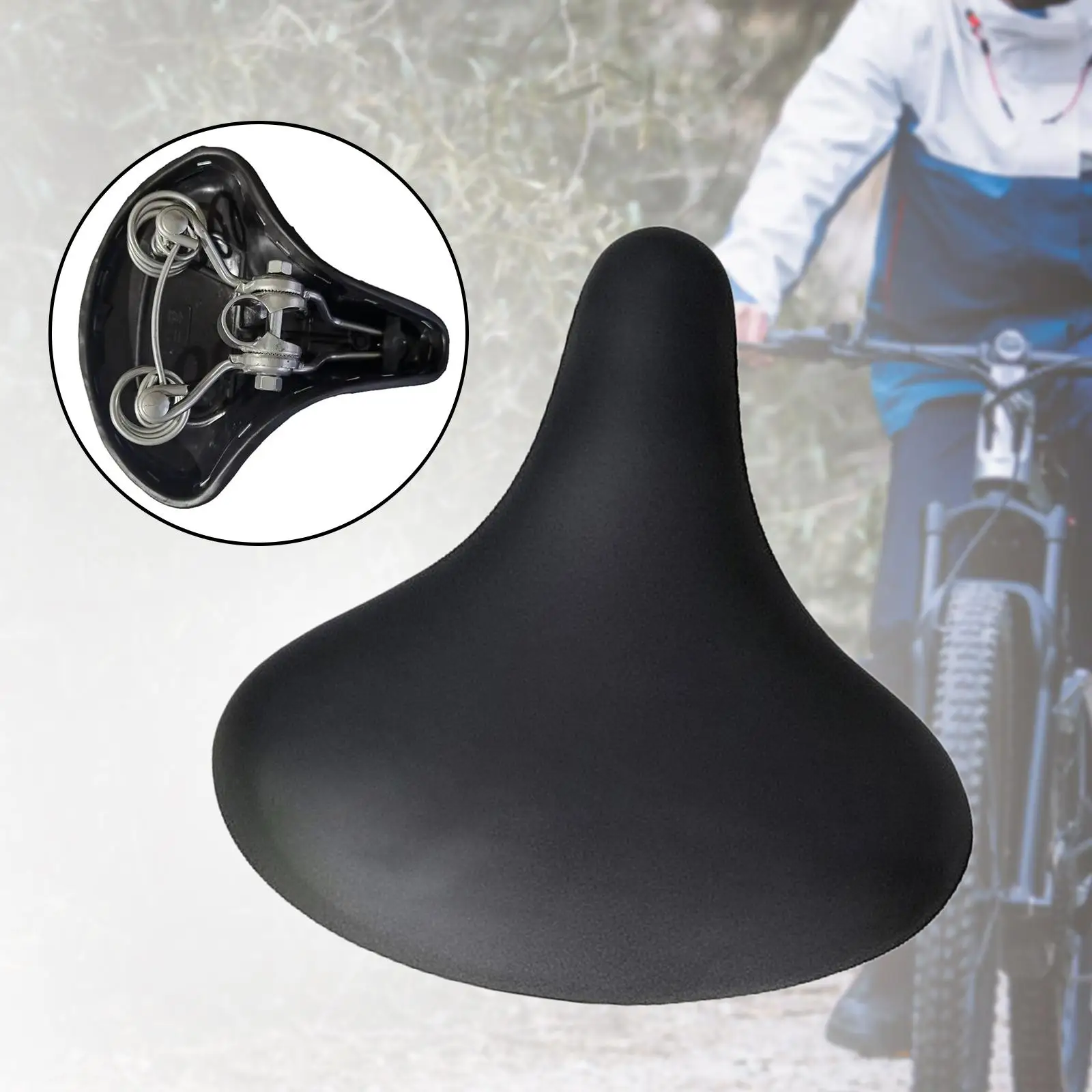 

Велосипедное сиденье для мужчин и женщин, износостойкое, широкое, простая установка, велосипедное седло