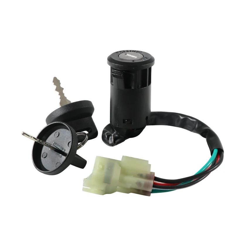 

Motorcycle Ignition Switch Key For Kawasaki KSF50 KFX50 ATV KSF90 KFX90 ATV 2007-2024 OEM:27005-Y001 27005-Y002