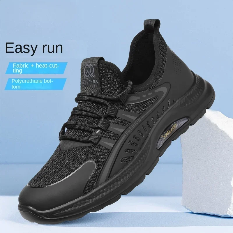 DurableSports Labor Insurance Casual Shoes Spring Running Shoes Men's Single Comfortable And Versatile Trend Men's Shoes