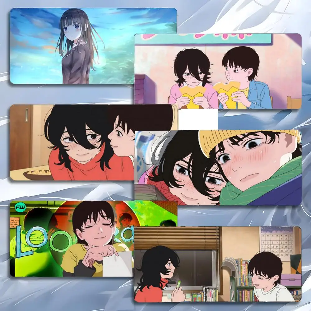 Beautiful Emotional Anime L-Look Back Mouse Pad Mousepad Large Gaming LockEdge Thickened PC Table Desk Mat