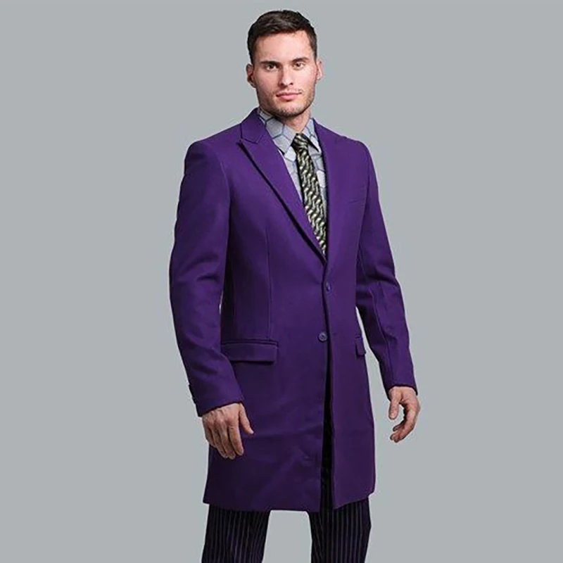 

Luxury Men's Suits Elegant Single Breasted Peak Lapel Slim Fit 2 Piece Jacket Pants Sets High Quality Male Clothing Costume