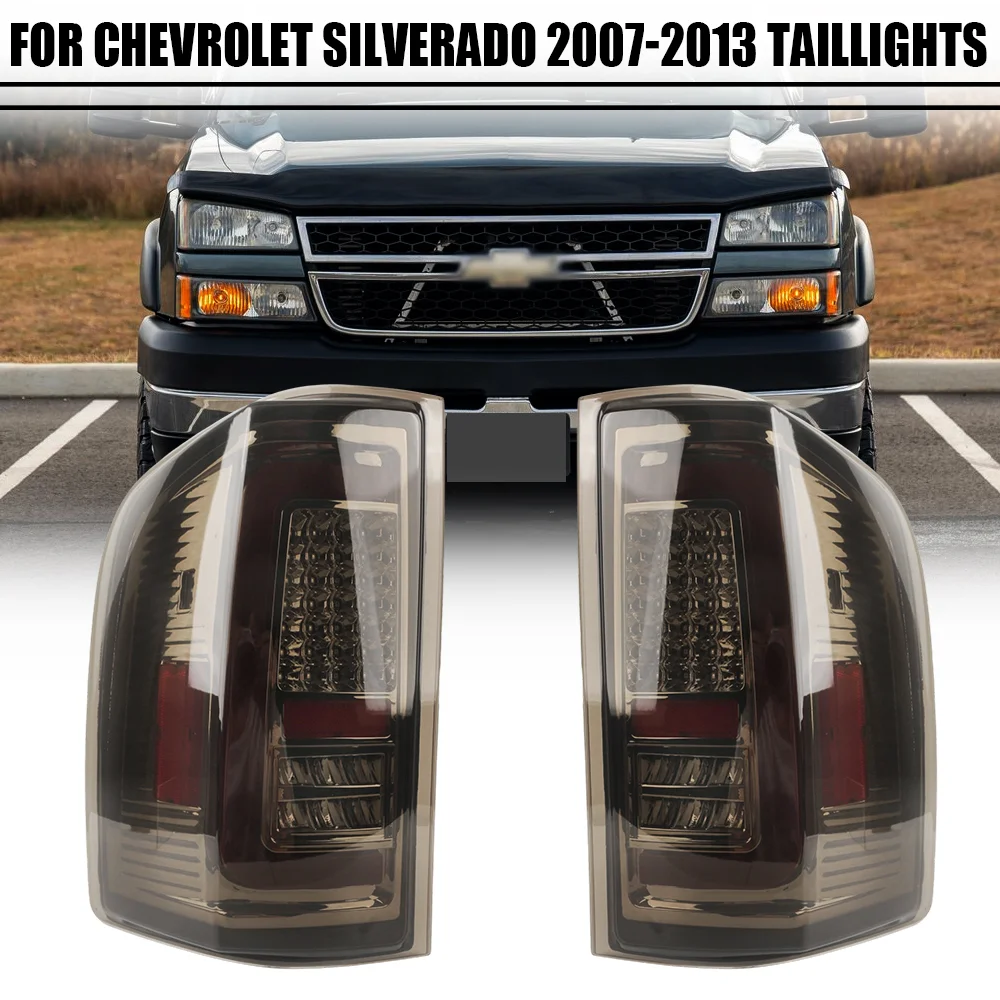 LED Tail Lights Assembly For Chevrolet Silverado 2007-2013  Creative Modification Of Taillights