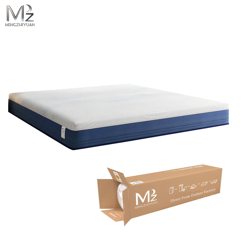 Compressed Roll Packing High-Density Soft Comfort Hybrid Pocket Spring Mattress for Hotels Bedrooms Breathable for Hospitals