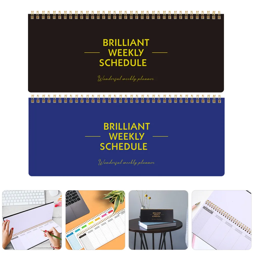 2pcs-schedule-notebook-weekly-planner-notepad-wear-resistant-long-lasting-portable-lightweight-design-for-daily-planning