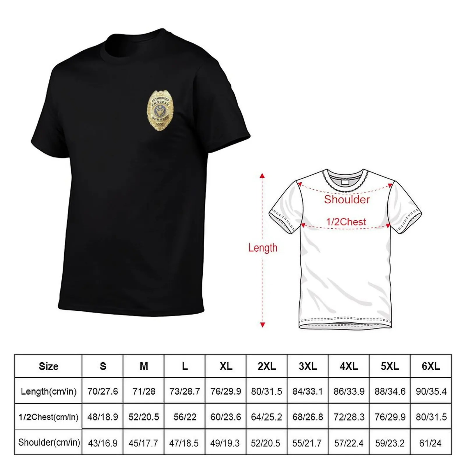 Process Server T-Shirt luxury designer anime shirt slim fit t shirts for men