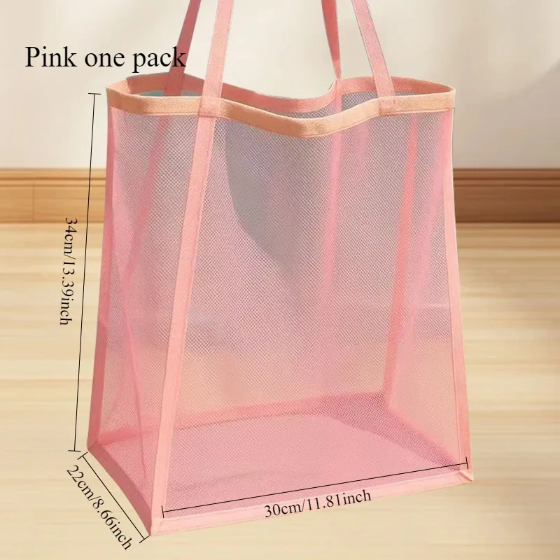 Extra-Large Beach Tote Bag, Foldable, with Reinforced Handle and Coating, Suitable for Beach Outings, Picnics, and Camping