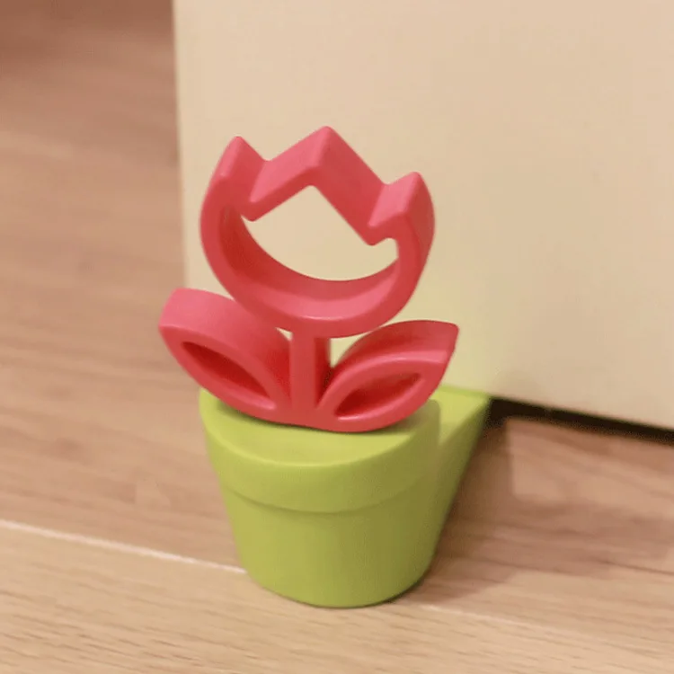 

Силиконовый креативный домашний дверной стопор для предотвращения столкновений, кактус, горшечное растение, дверной стопор для спальни, гостиной, домашнее ежедневное хранилище