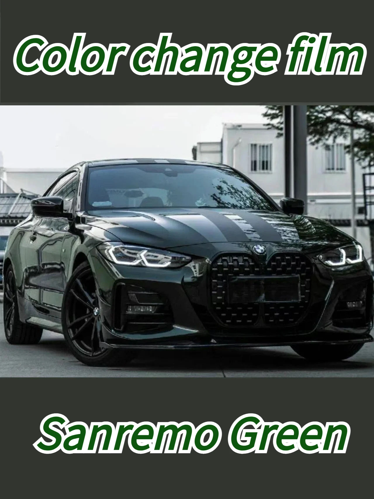 Sanremo Green PVC/PET Car Full Film, Automobile and Spare Parts, Car Exterior Protective Modification