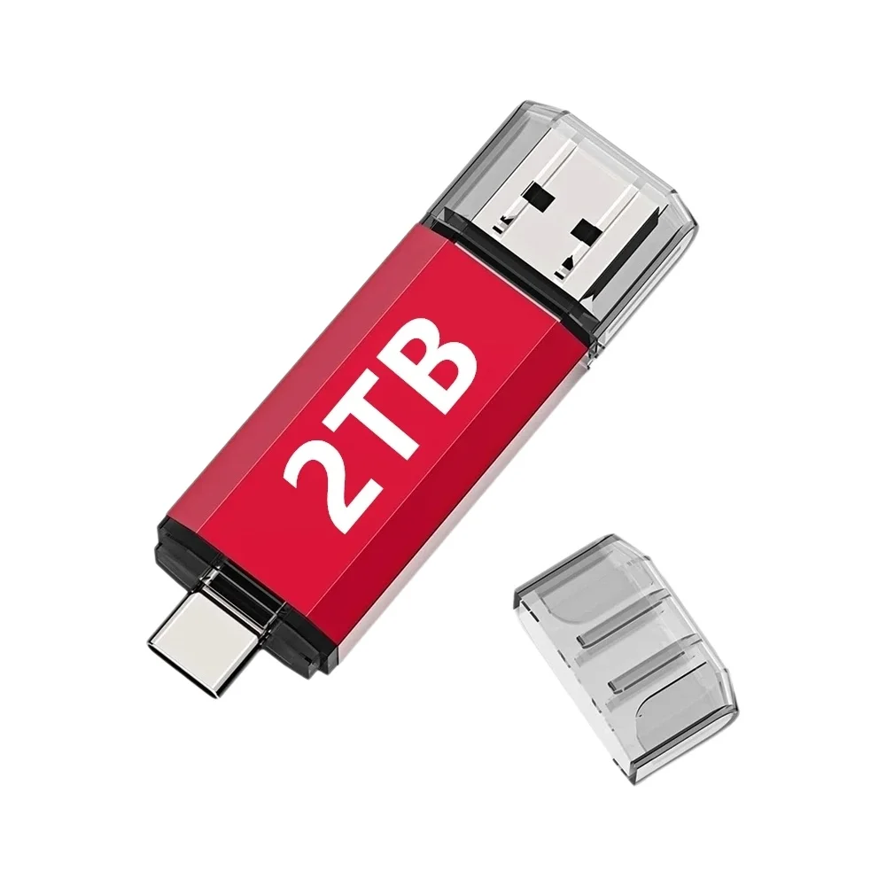 Pamięć USB OTG TYPE-C do iPhone'a 256GB 512GB Szybki Pendrive do Telefonu z Breloczkiem Kreatywny Prezent Biznesowy — zdjęcie produktu 7