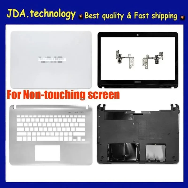 New For Sony SVF142 SVF143 SVF143a1qt SVF14326scw Lcd Back Cover /LCD Bezel /Plamrest/Bottom Case /Hinges /Hinge Cover,Non-Touch