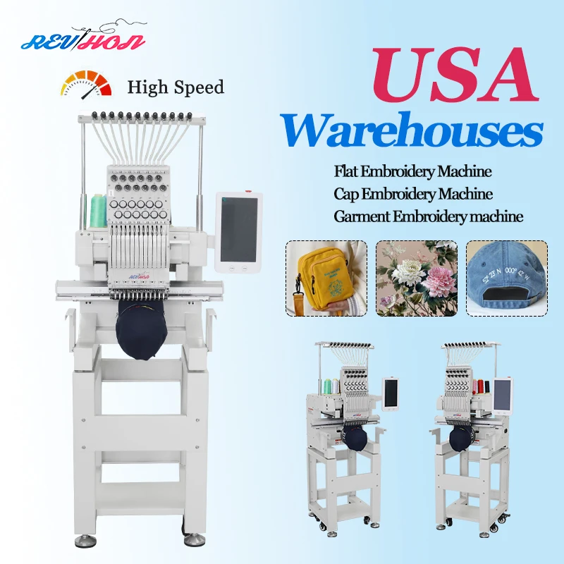 Automatic Single Head Computer Embroidery  Machine for Home Use Mini Digital Embroidery Hat Sewing Machine on Sale