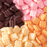 10pcs Resin Biscuits Cookies Miniatures Cabochons Flatbacks Embellishments Scrapbook Material Craft Supplies DIY Accessories