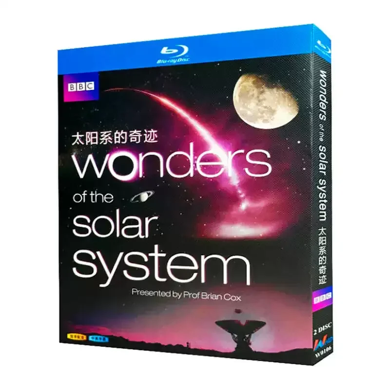 Blu-ray Ultra High Definition Documentary BBC Wonders of the Solar System 2010 BD Disc Box