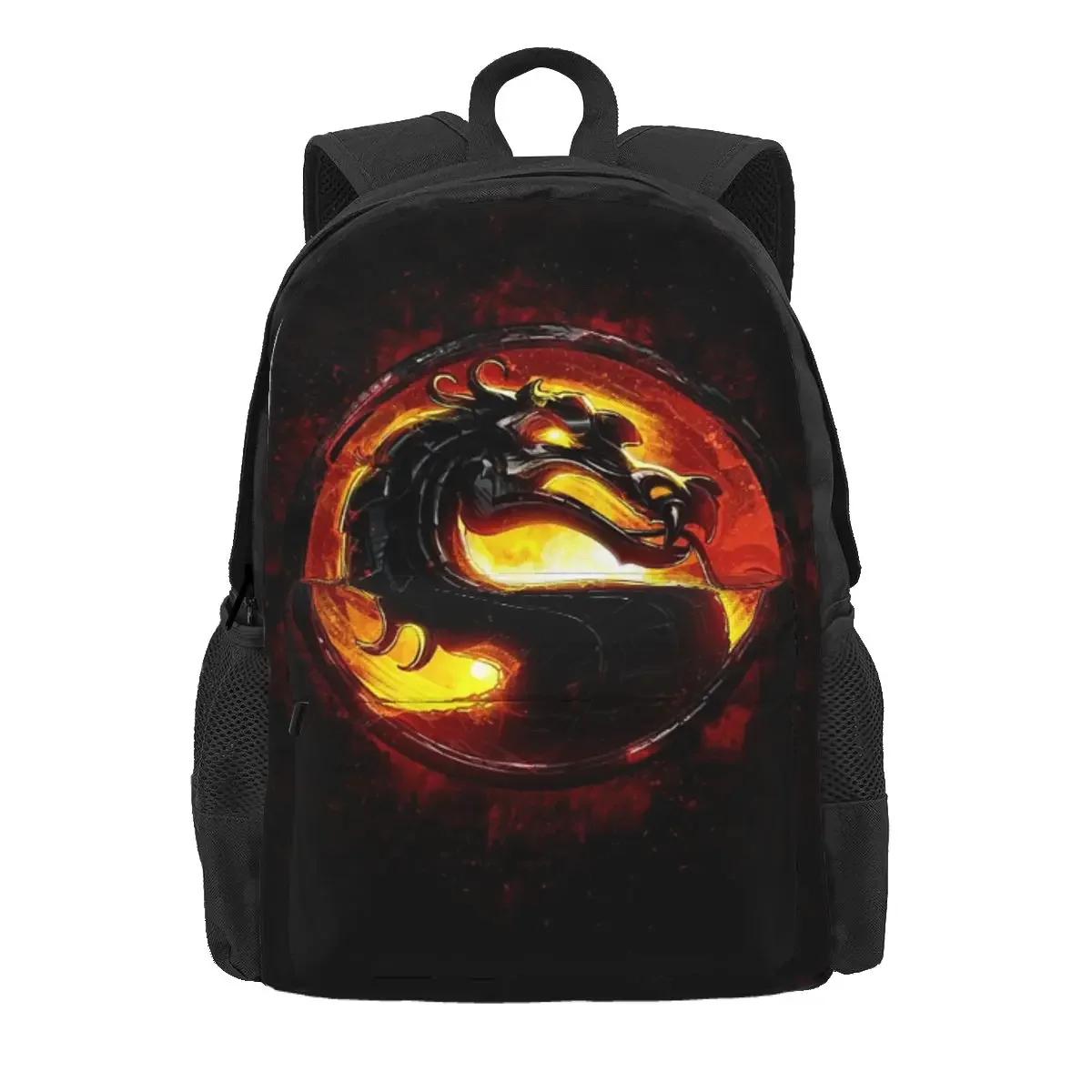 

Mortal Kombat Backpack Daypack Large Capacity Children BookBag School Bag Shoulder Bags for Men Women