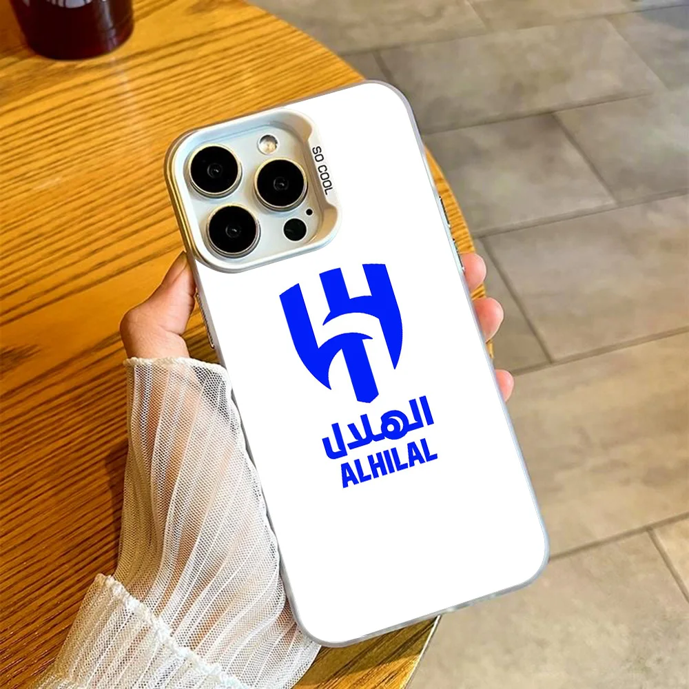 iPhone Case A-Al-Hilal SaudiS  Phone Case for Apple iPhone 15 Pro Max 16 Pro 14 Pro 13 12 11 Pro Max Plus Protective TPU Cover