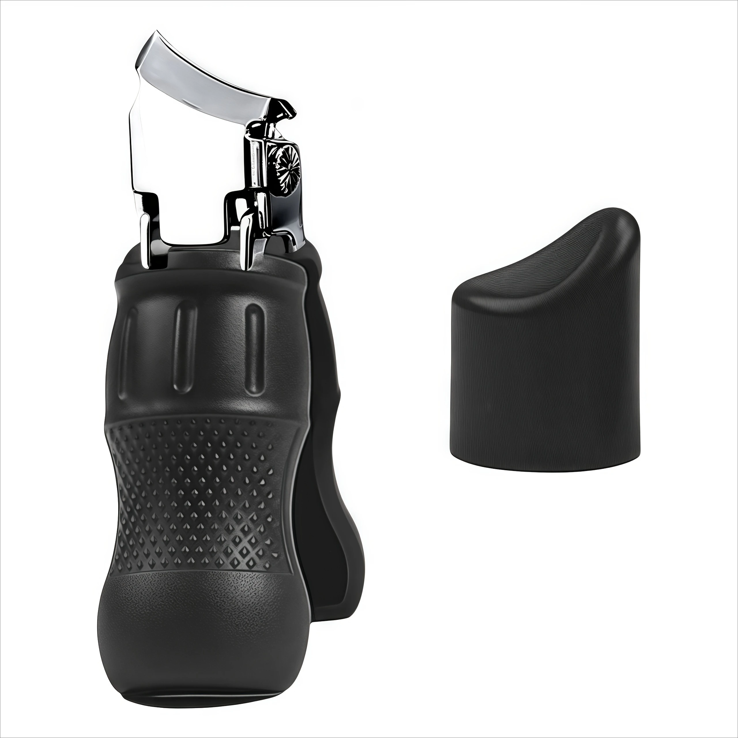 مقص أظافر احترافي مائل من الفولاذ المقاوم للصدأ مع شفرات بزاوية كبيرة مفتوحة ومقص أظافر محمول مضاد للحساسية