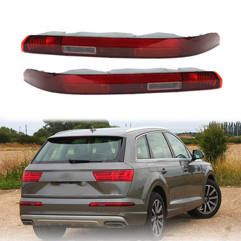 

Car Lower Rear Bumper Tail Light Lamp for Audi Q7 2016 2017 2018 2019 2020 2021 2022 4M0945096 4M0945095 Auto Accessories