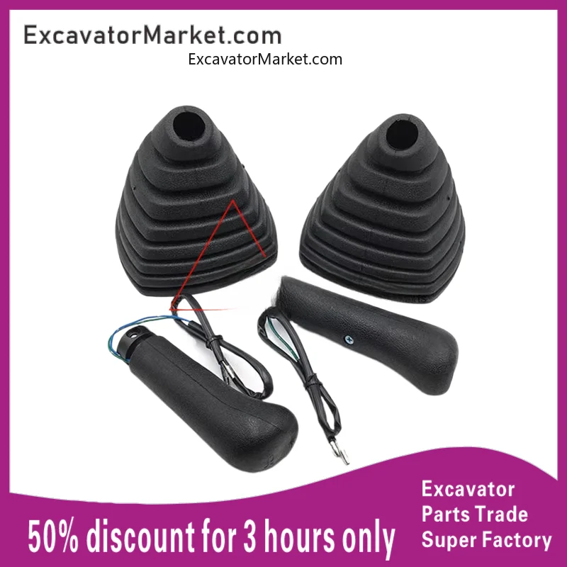 Excavator Spare Excavator For Caterpillar cat e200b/320b/320c joystick handle dustproof rubber sleeve dustproof cover