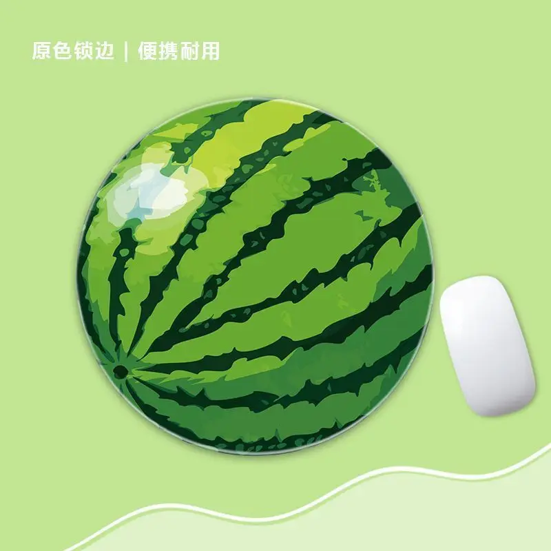 

Fruit Mouse Pad Watermelon/Apple/Orange/Durian 22*22CM non-slip mouse pad Essential for Office Use offices accessories table mat
