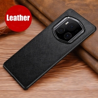 For Honor Magic 6 RSR Cross Leather Shockproof Phone Case For Magic 6 5 4 Pro Protective Cover For Magic6 5 4 Ultimate 