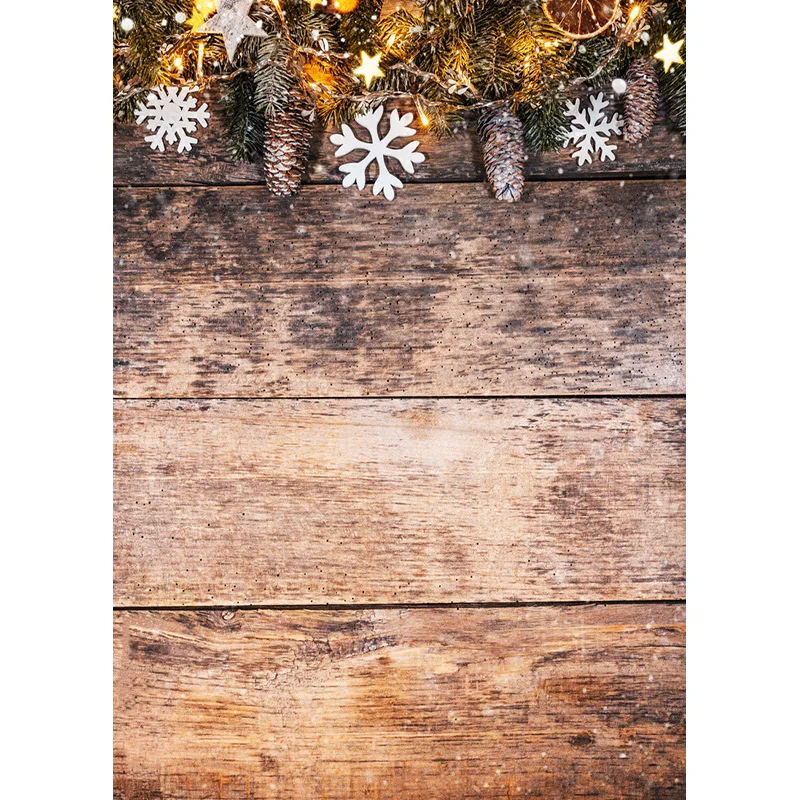 Christmas Wooden Planks Theme Photography Background Snowman Children Portrait Backdrops For Photo Studio Props 211220 SDMB-01