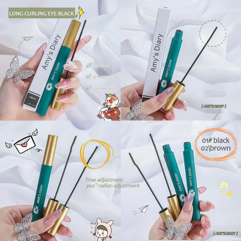 Black Mascara Lengthens Eyelashes Extra Volume Long Lasting Waterproof Natural Lashes Female Professional Makeup Korean Cosmetic