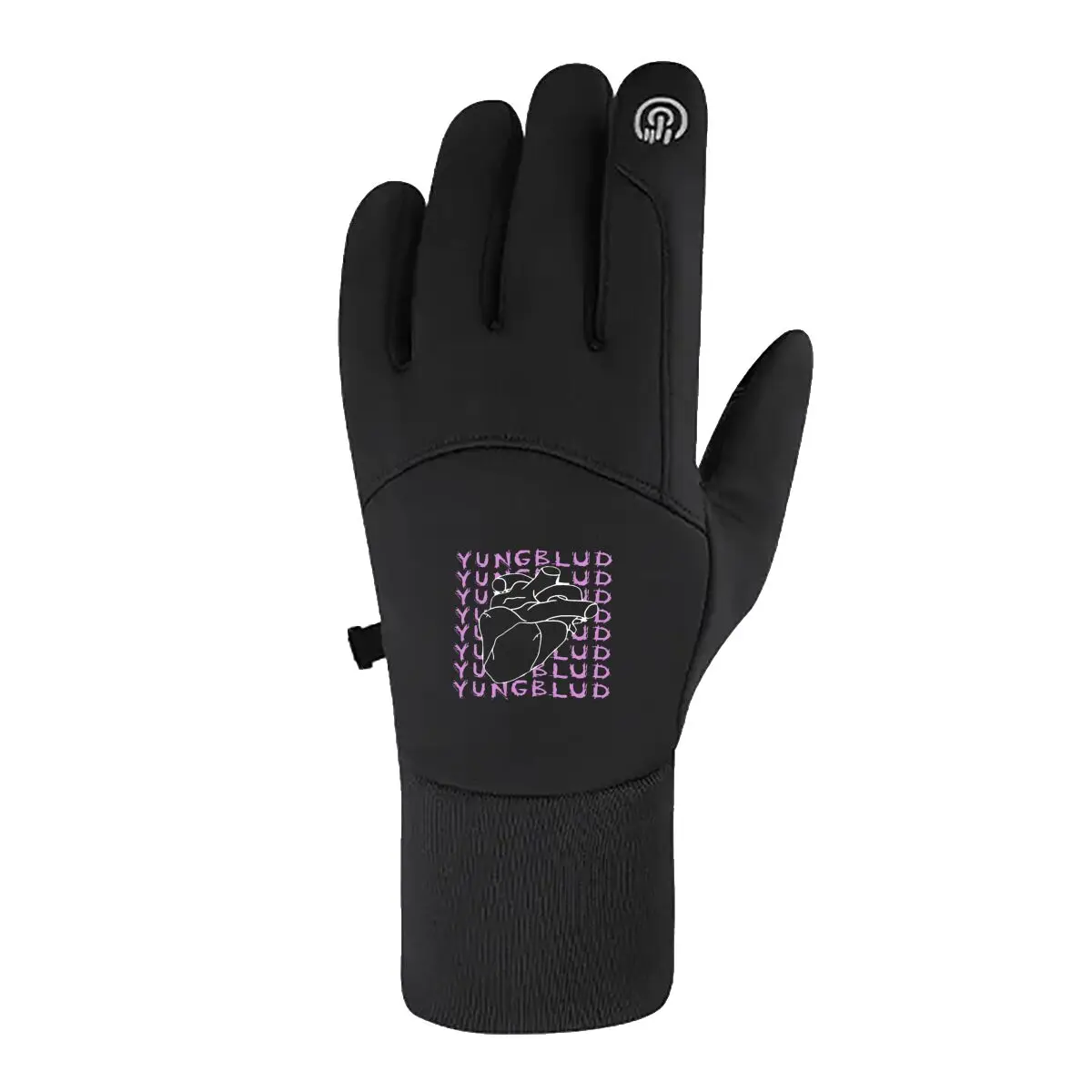 

Yungblud Heart Art Графические термовелосипедные перчатки Зимний ветрозащитный велосипед