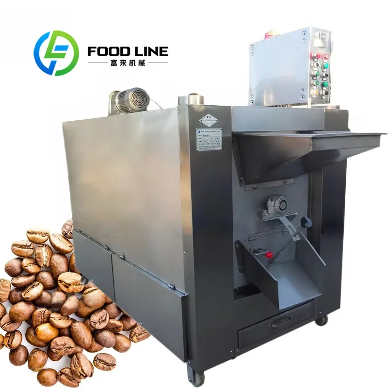 

Retail Shop Nut Roasting Machine Beautiful Outer Appearance Combine Processing And On Site Sales Business Demand