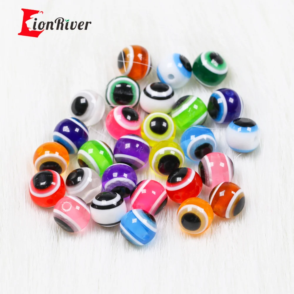 LIONRIVER Fishing Beads Space Stopper Mix Colors Hard Fish Eye Fishing Lures Bait Hook Texas Rig Accessories Bass Trout Tackle