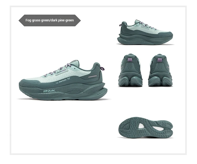 361 Degrees Fierce 5.0 Rainblock Men Running Shoe Grippy Rebound Durable Anti Splash Rainproof Technology Male Sneaker 672532216