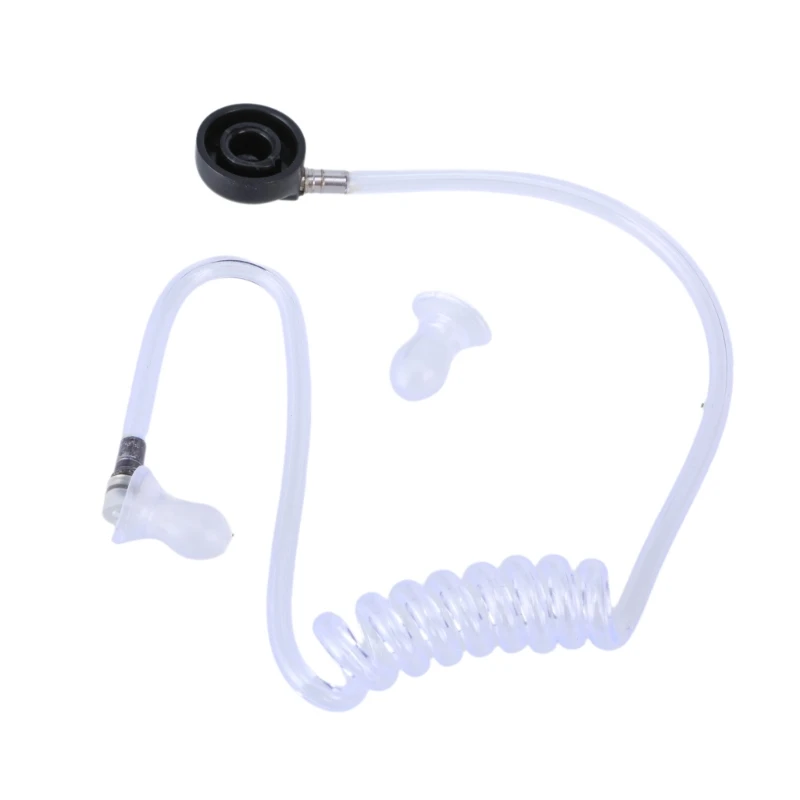 Throat Microphone Earpiece Earphone For P8268 DP4800 DP4600 DP3400 Enhances Communication Sound 215cm PU Cable