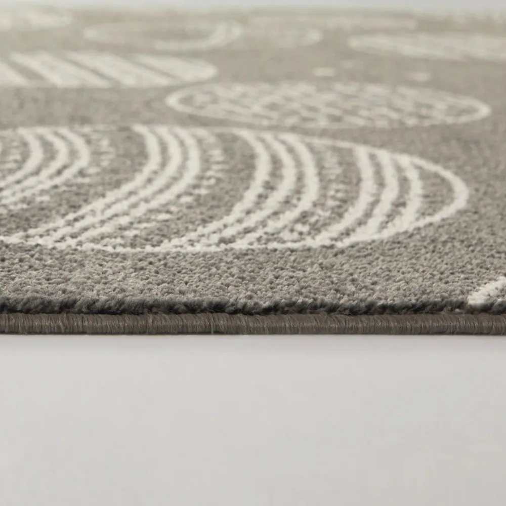 Grey Space Indoor Rug, 3'11W x 5'5L