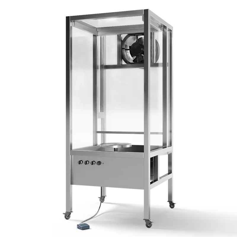 Glazing machine Water curtain type dust-free circulation Glaze blowing room Glazing equipment Glaze spraying room