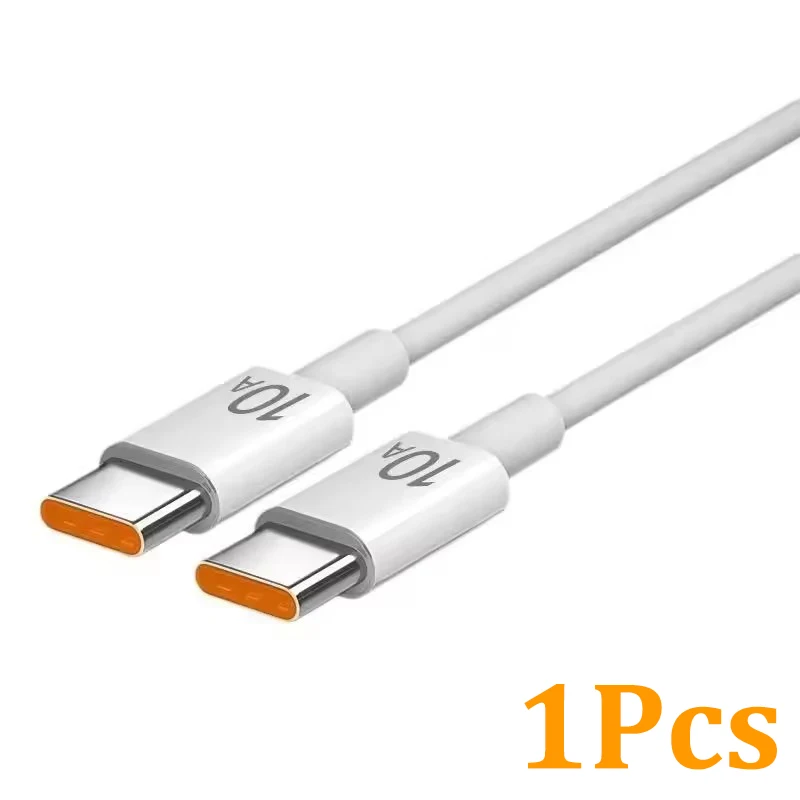 1/3Pcs 10A Cable 120W Super Fast Charging Type C To Type C Cable Highspeed Data Transfer