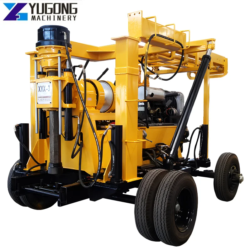 YG High Quality Diesel Water Well Rock Drill Rig Machinery Hydraulic Core Drilling Rig Concrete Drilling and Coring Machine Sale