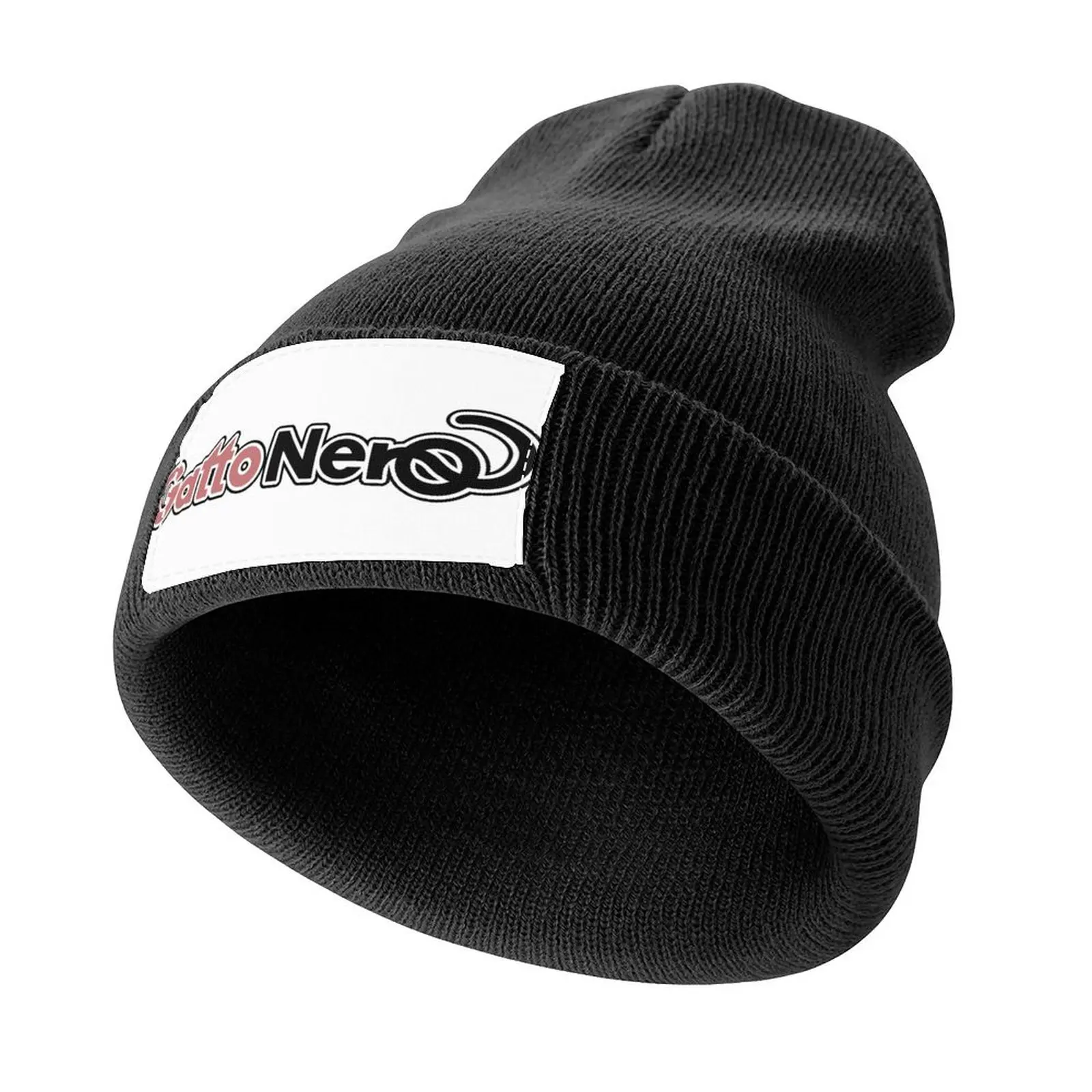 Neo The World Ends With You – Gatto Nero Knitted Cap Christmas Hat Military Cap Man party Hat tea Hat Men's Caps Women's