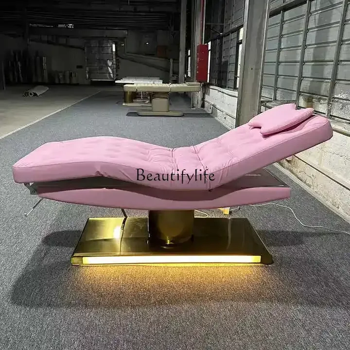 01Electric foreign beauty salon lifting pattern embroidery bed dental diagnosis and treatment micro-face bed 5