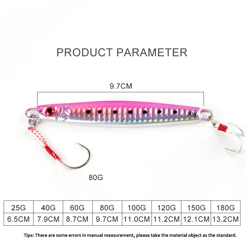 Metal Jig para Pesca en Barco – Señuelo de Agua Salada - imagen 4